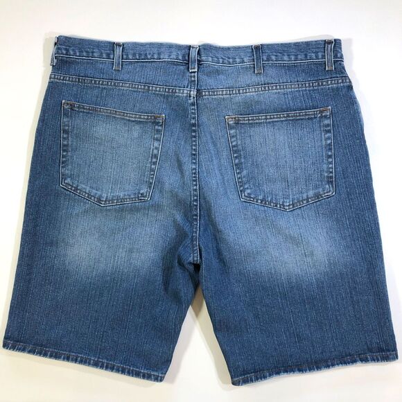 Foundry Blue Denim Men's Shorts 100% Cotton Size 44 - Picture 10 of 12